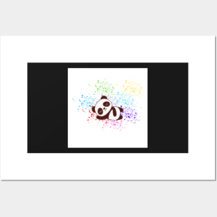 Sleeping Panda Bear Posters and Art